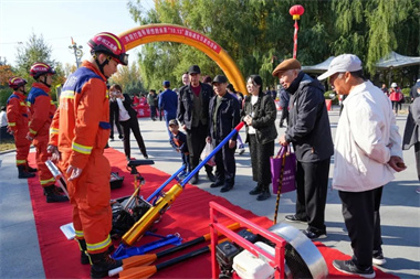 黑龙江大庆市消防救援支队开展“国际减灾日”消防宣传活动